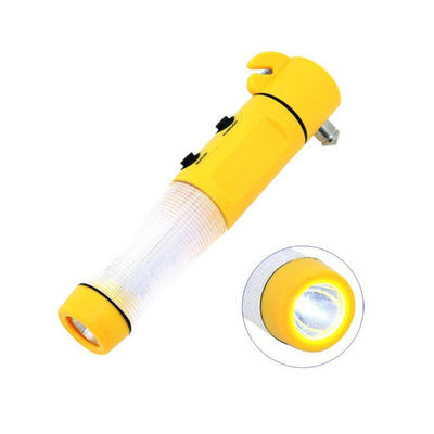 Straßenunfall 4 in 1 Led Taschenlampe Notfall Mini Sicherheitshammer für Fahrzeuge