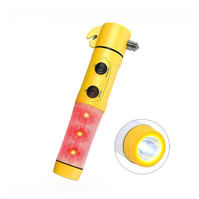 Straßenunfall 4 in 1 Led Taschenlampe Notfall Mini Sicherheitshammer für Fahrzeuge
