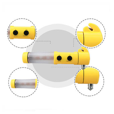Straßenunfall 4 in 1 Led Taschenlampe Notfall Mini Sicherheitshammer für Fahrzeuge