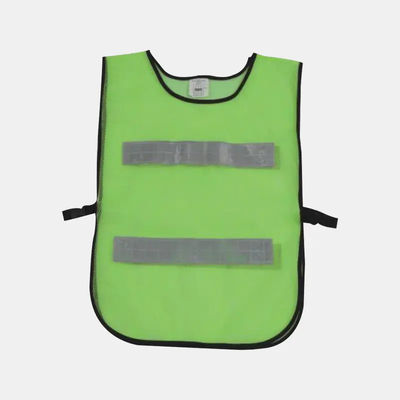 Reflektierende Neon-gelbe Notweste mit Taschen und Pfeife