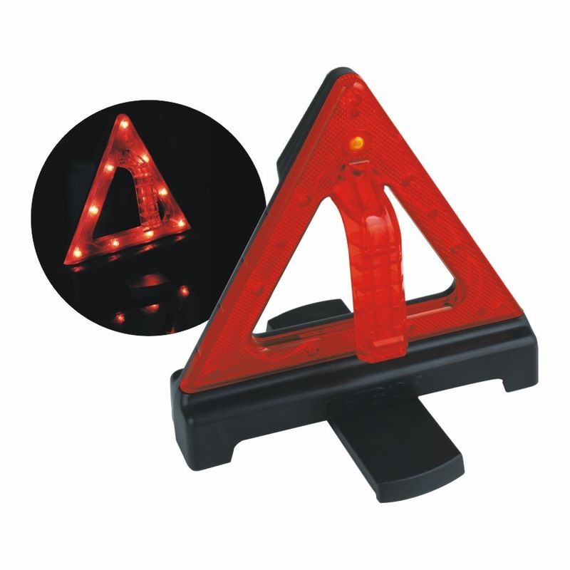 Straßenverkehrssicherheit Blinkende LED Warnung Dreieck leicht zu handhaben und zu montieren für Auto Notfall